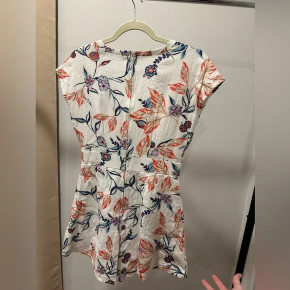 Floral romper with zipper - Picture 2 of 4